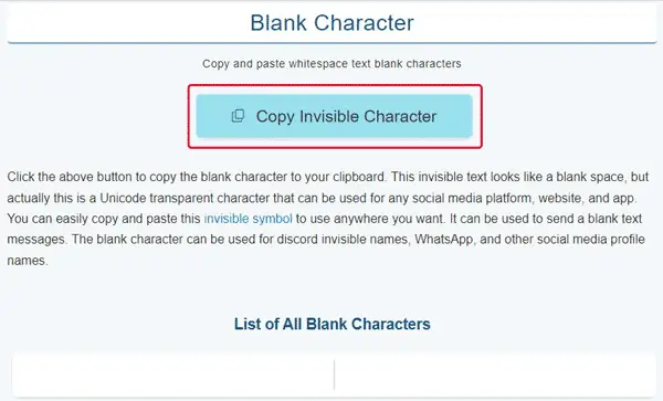 blank character image
