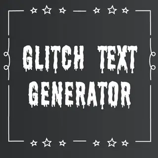 Glitch Text Generator
