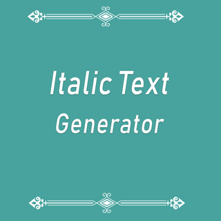 Italics Online