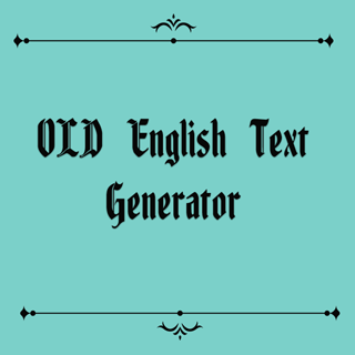 Old English Text Generator