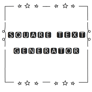 Square Text Generator