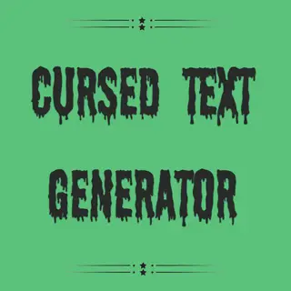 Cursed Text Generator