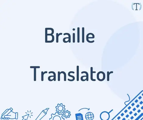 Braille Translator