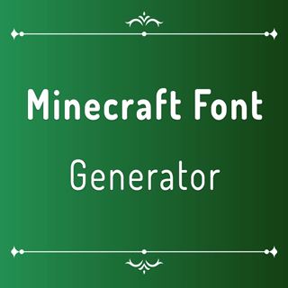 Minecraft Font Generator