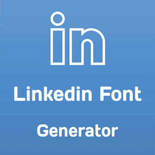 Linkedin Font Generator