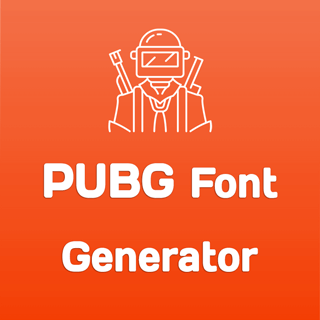 PUBG Font Generator