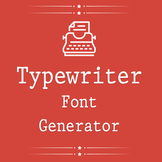 typewriter font generator