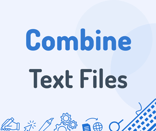 combine text files into one online