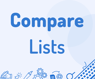 Compare Two Lists Online | Free List Compare Tool
