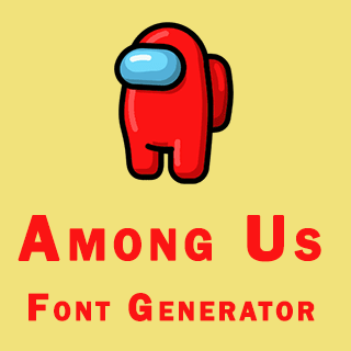 Among Us Font Generator