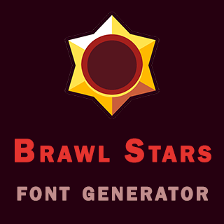 Brawl stars font generator